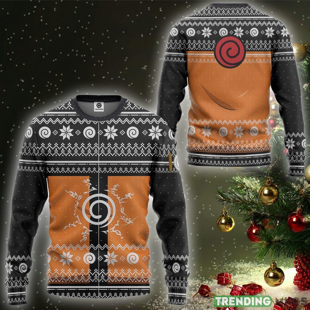 Naruto Shippuden Custom Ugly Christmas Sweater Gift For Men Women 3D Sweater Naruto Shippuden Custom Ugly Christmas Sweater Gift For Men Women 3D Sweater