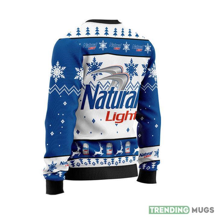 Natural Light Ugly Christmas Sweater Gift Men Women 3D Sweater Natural Light Ugly Christmas Sweater Gift Men Women 3D Sweater