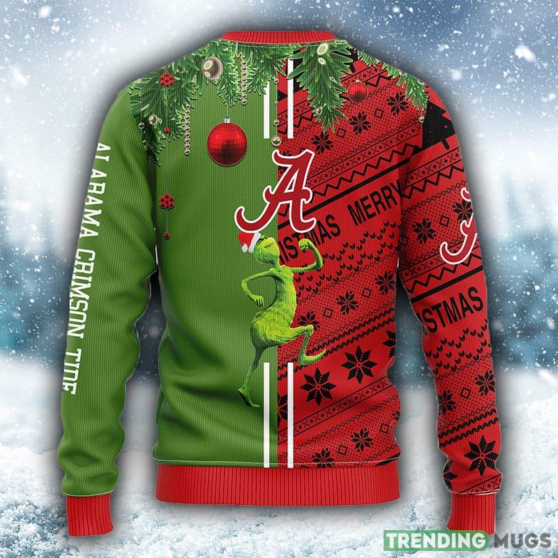 NCAA Alabama Crimson Tide Grinch & Scooby Doo Christmas Ugly 3D Sweater For Men And Women Gift Ugly Christmas 3D Sweater NCAA Alabama Crimson Tide Grinch & Scooby Doo Christmas Ugly 3D Sweater For Men And Women Gift Ugly Christmas 3D Sweater