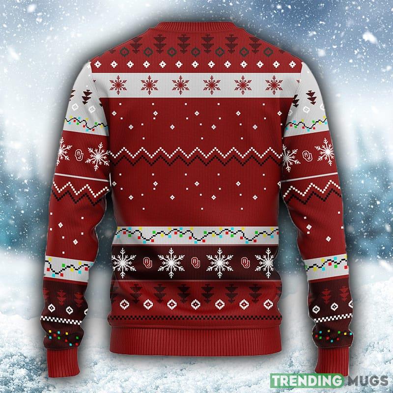 NCAA Oklahoma Sooners HoHoHo Mickey Christmas Ugly 3D Sweater For Men And Women Gift Ugly Christmas 3D Sweater NCAA Oklahoma Sooners HoHoHo Mickey Christmas Ugly 3D Sweater For Men And Women Gift Ugly Christmas 3D Sweater