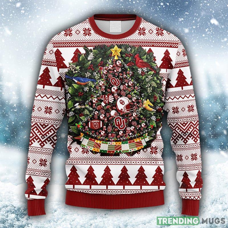 NCAA Oklahoma Sooners Tree Ball Christmas Ugly 3D Sweater For Men And Women Gift Ugly Christmas - NCAA Oklahoma Sooners Tree Ball Christmas Ugly Sweater_1 NCAA Oklahoma Sooners Tree Ball Christmas Ugly 3D Sweater For Men And Women Gift Ugly Christmas - NCAA Oklahoma Sooners Tree Ball Christmas Ugly Sweater_1