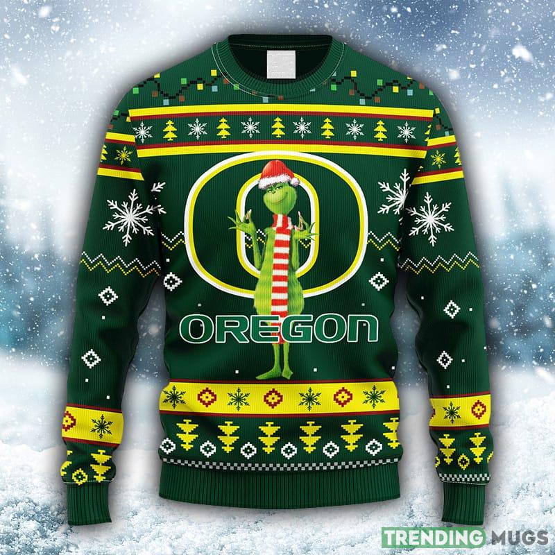 NCAA Oregon Ducks Funny Grinch Christmas Ugly 3D Sweater For Men And Women Gift Ugly Christmas - NCAA Oregon Ducks Funny Grinch Christmas Ugly Sweater_1 NCAA Oregon Ducks Funny Grinch Christmas Ugly 3D Sweater For Men And Women Gift Ugly Christmas - NCAA Oregon Ducks Funny Grinch Christmas Ugly Sweater_1
