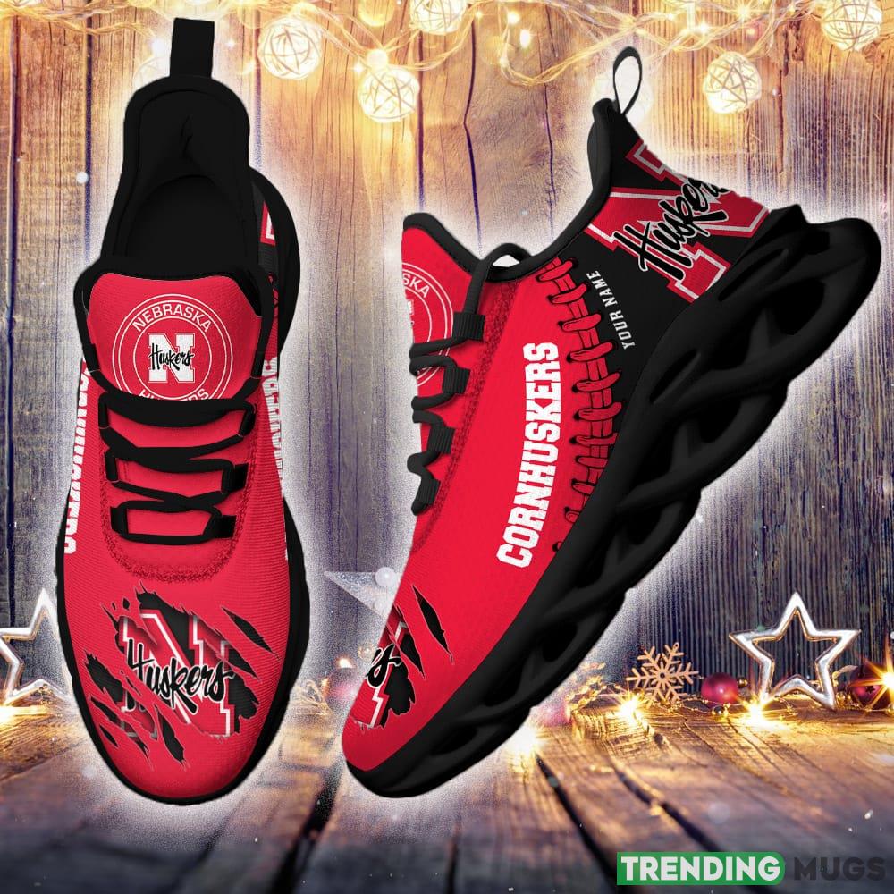 Nebraska Cornhuskers Custom Name Max Soul Shoes Chunky Sneakers Gift For Fans Max Soul Nebraska Cornhuskers Custom Name Max Soul Shoes Chunky Sneakers Gift For Fans Max Soul