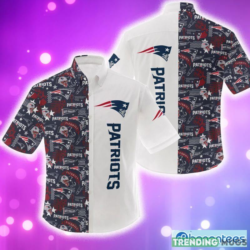 New England NFL Patriots Logo Hot Hawaiian Shirt Gift For Men And Women Color White - NFL New England Patriots Logo Hot Hawaiian Shirt Gift For Men And Women Color White New England NFL Patriots Logo Hot Hawaiian Shirt Gift For Men And Women Color White - NFL New England Patriots Logo Hot Hawaiian Shirt Gift For Men And Women Color White