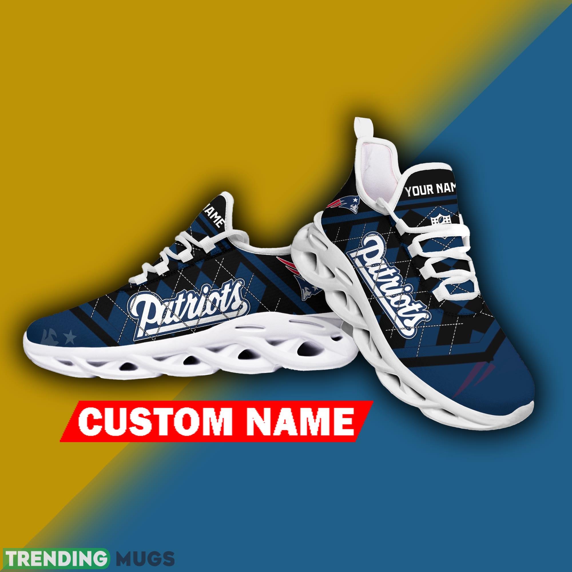 New England Patriots NFL Christmas Sneakers Casual Personalized Max Soul Shoes Max Soul New England Patriots NFL Christmas Sneakers Casual Personalized Max Soul Shoes Max Soul