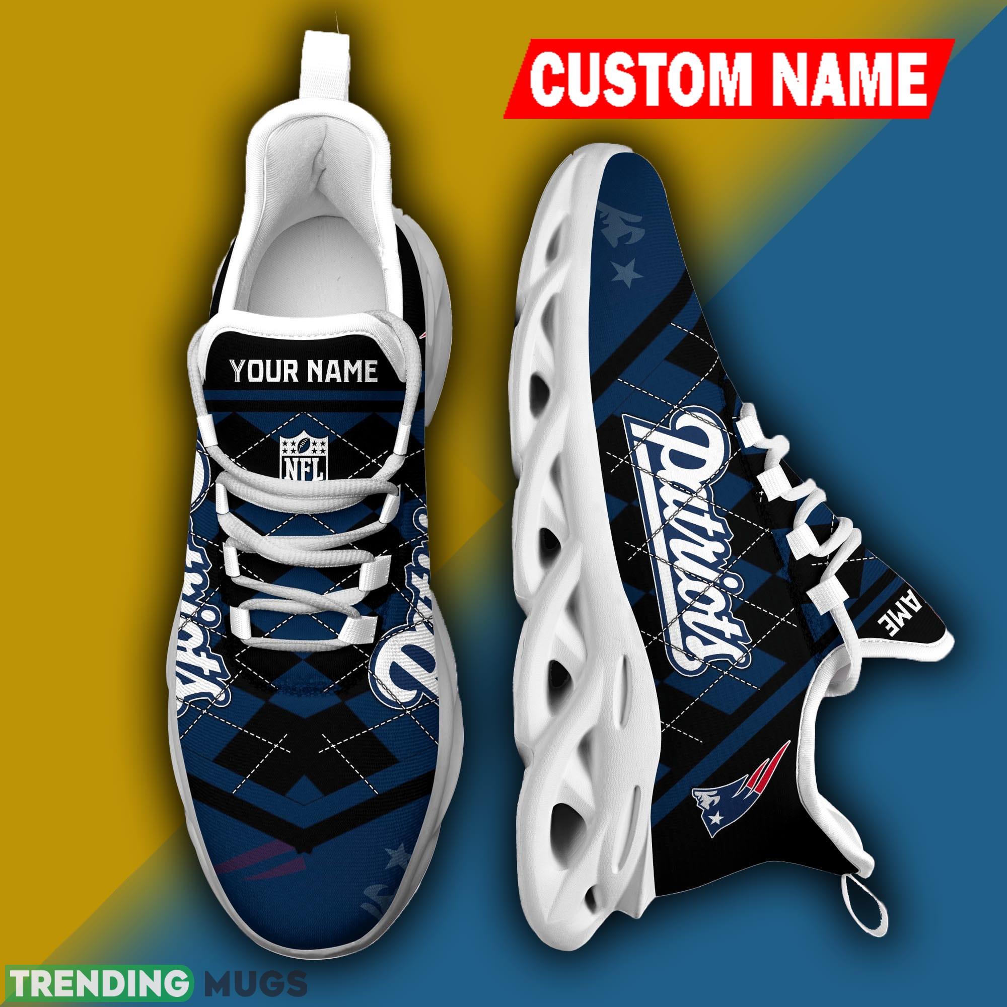 New England Patriots NFL Christmas Sneakers Casual Personalized Max Soul Shoes Max Soul New England Patriots NFL Christmas Sneakers Casual Personalized Max Soul Shoes Max Soul