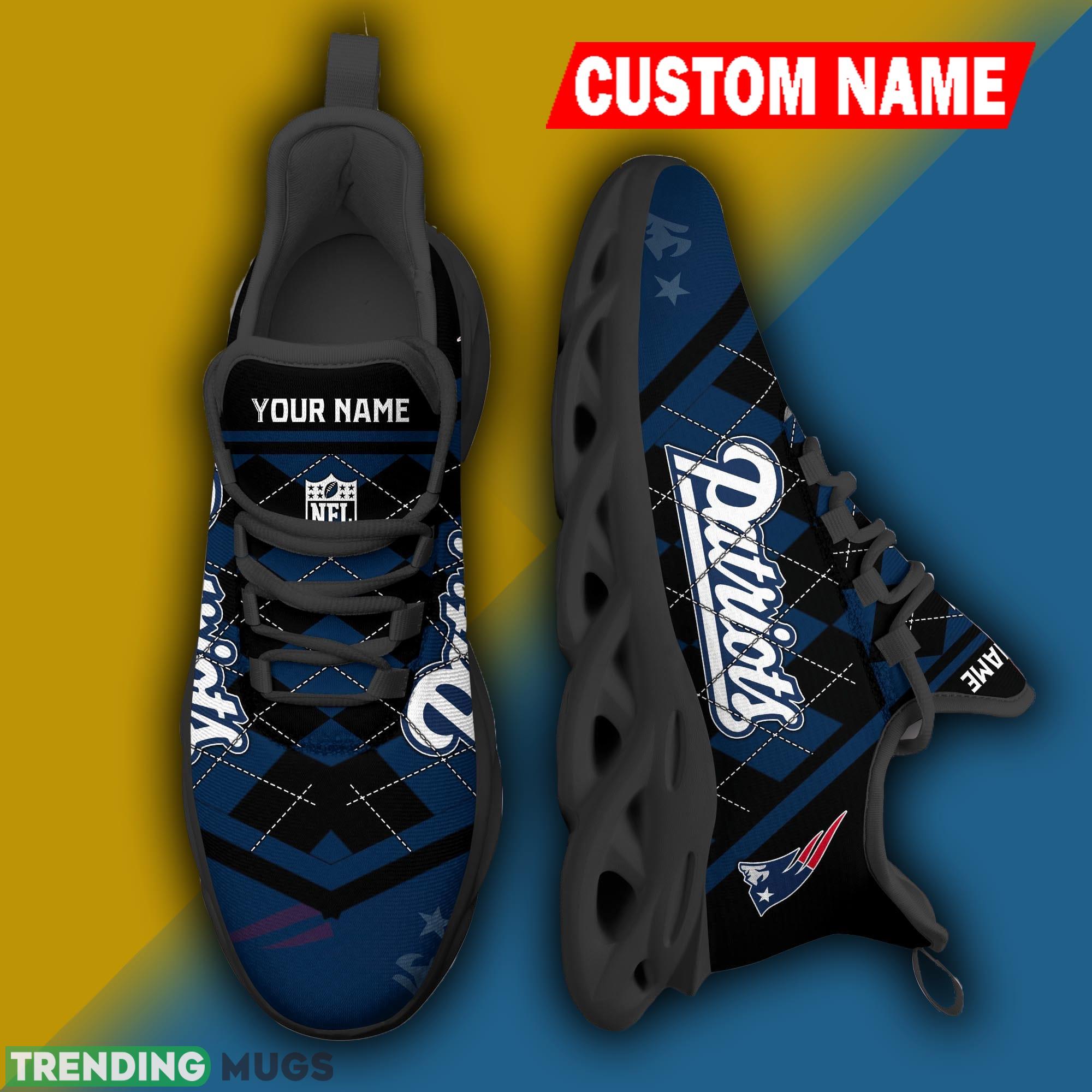 New England Patriots NFL Christmas Sneakers Casual Personalized Max Soul Shoes - New England Patriots NFL Christmas Sneakers Personalized Max Soul Shoes Photo 3 New England Patriots NFL Christmas Sneakers Casual Personalized Max Soul Shoes - New England Patriots NFL Christmas Sneakers Personalized Max Soul Shoes Photo 3