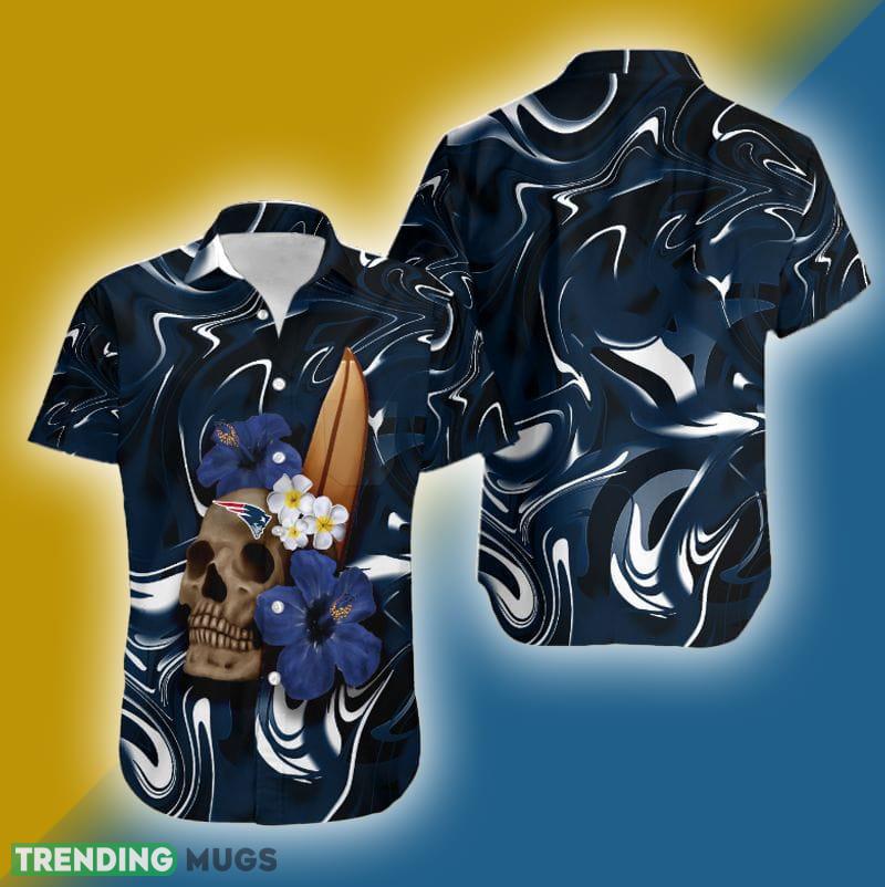 New England Patriots Skull And Flower Hawaiian Shirt Gift For Halloween - New England Patriots Skull And Flower Hawaiian Shirt Gift For Halloween New England Patriots Skull And Flower Hawaiian Shirt Gift For Halloween - New England Patriots Skull And Flower Hawaiian Shirt Gift For Halloween