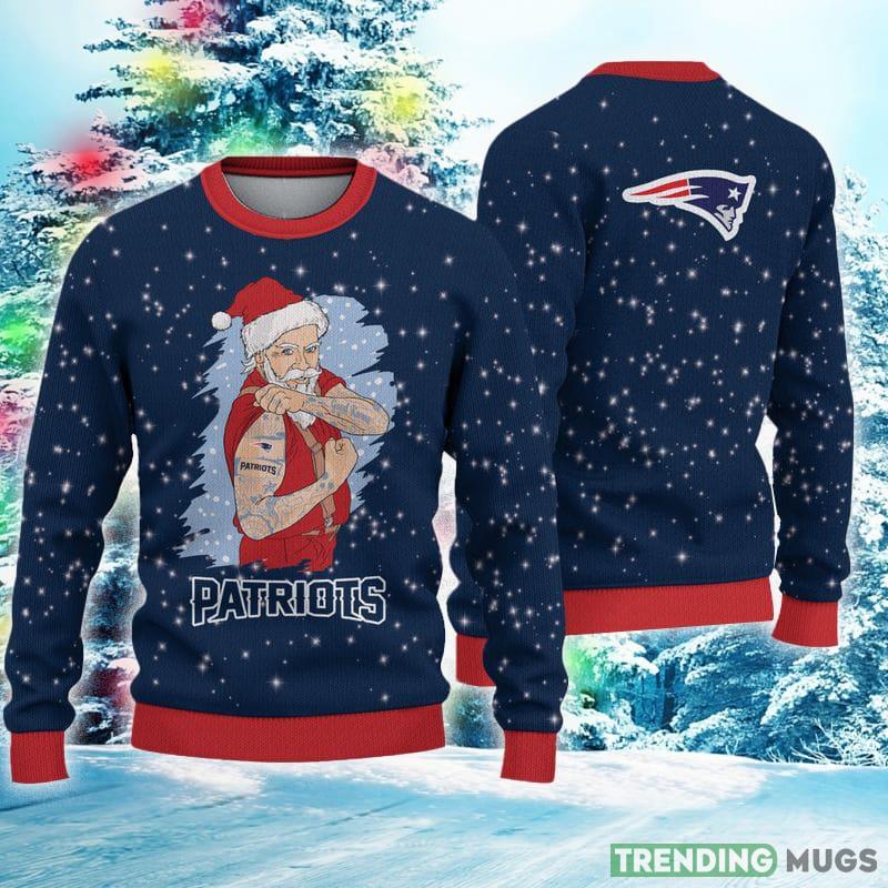 New England Patriots Ugly Christmas Santa Claus Tattoo Xmas Sweater Snow Gift Mens Women - New England Patriots Ugly Christmas Santa Claus Tattoo Xmas Sweater Snow Gift Mens Women New England Patriots Ugly Christmas Santa Claus Tattoo Xmas Sweater Snow Gift Mens Women - New England Patriots Ugly Christmas Santa Claus Tattoo Xmas Sweater Snow Gift Mens Women