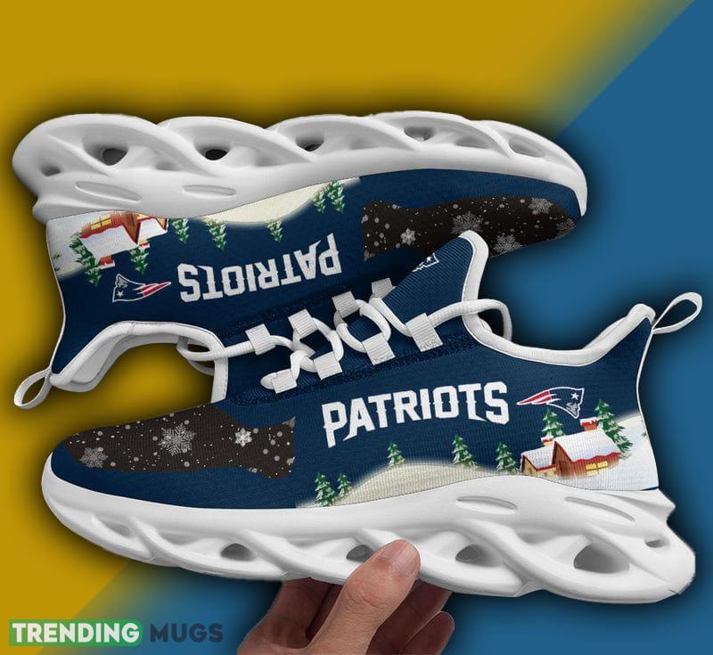 New England Patriots X-max Pattern Print Max Soul Shoes Stride Christmas Sneakers - New England Patriots X-max Pattern Print Max Soul Shoes Christmas Sneakers Photo 1 New England Patriots X-max Pattern Print Max Soul Shoes Stride Christmas Sneakers - New England Patriots X-max Pattern Print Max Soul Shoes Christmas Sneakers Photo 1