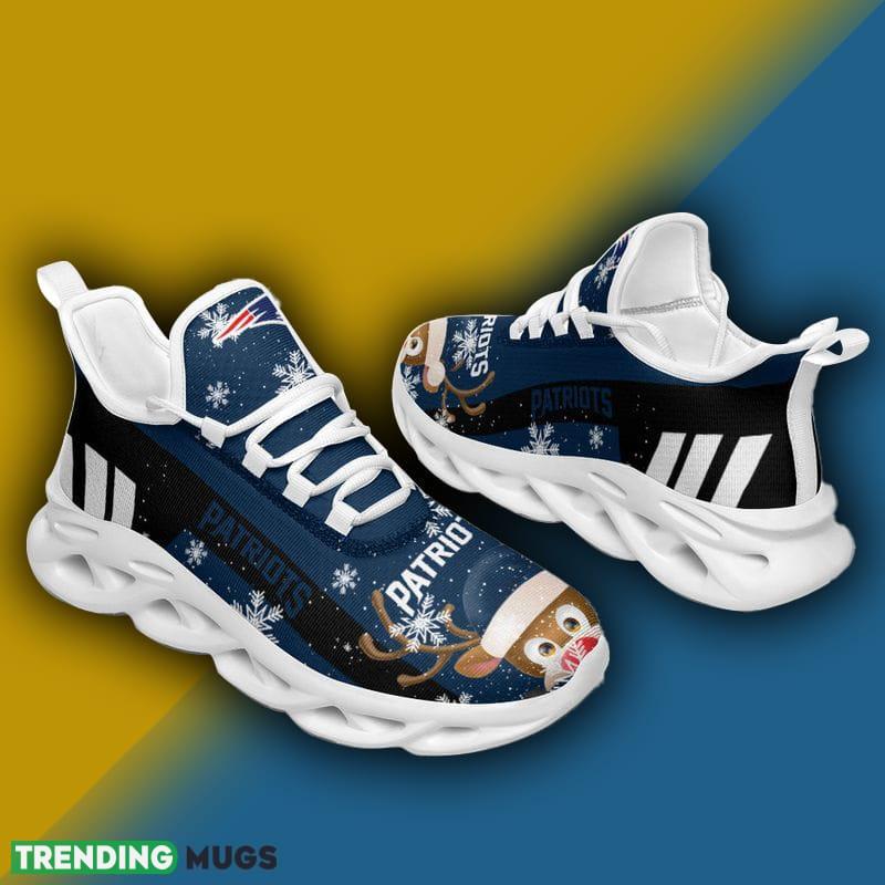 New England Patriots X max Reindeer Max Soul Shoes Trendsetting Christmas Sneakers Max Soul New England Patriots X max Reindeer Max Soul Shoes Trendsetting Christmas Sneakers Max Soul