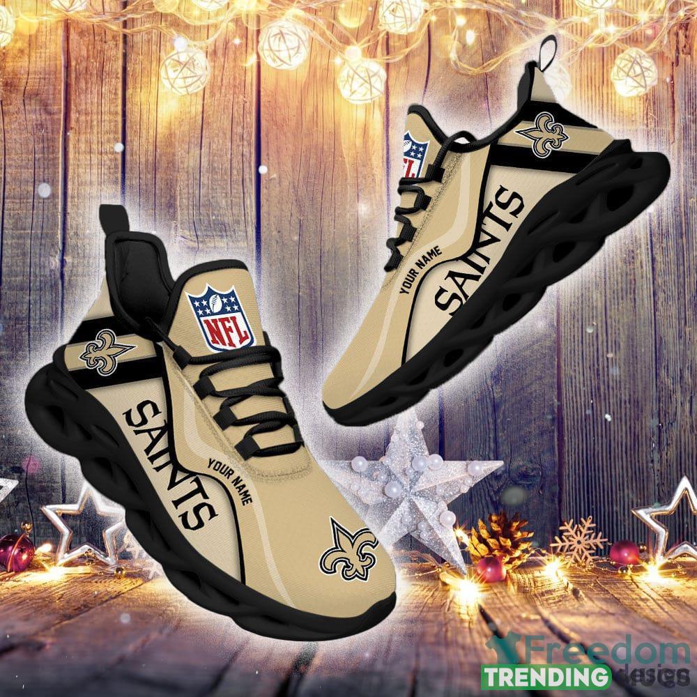 New Orleans Saints NFL Custom Name Unique Max Soul Shoes Gift For Fans Running Sneaker Max Soul New Orleans Saints NFL Custom Name Unique Max Soul Shoes Gift For Fans Running Sneaker Max Soul