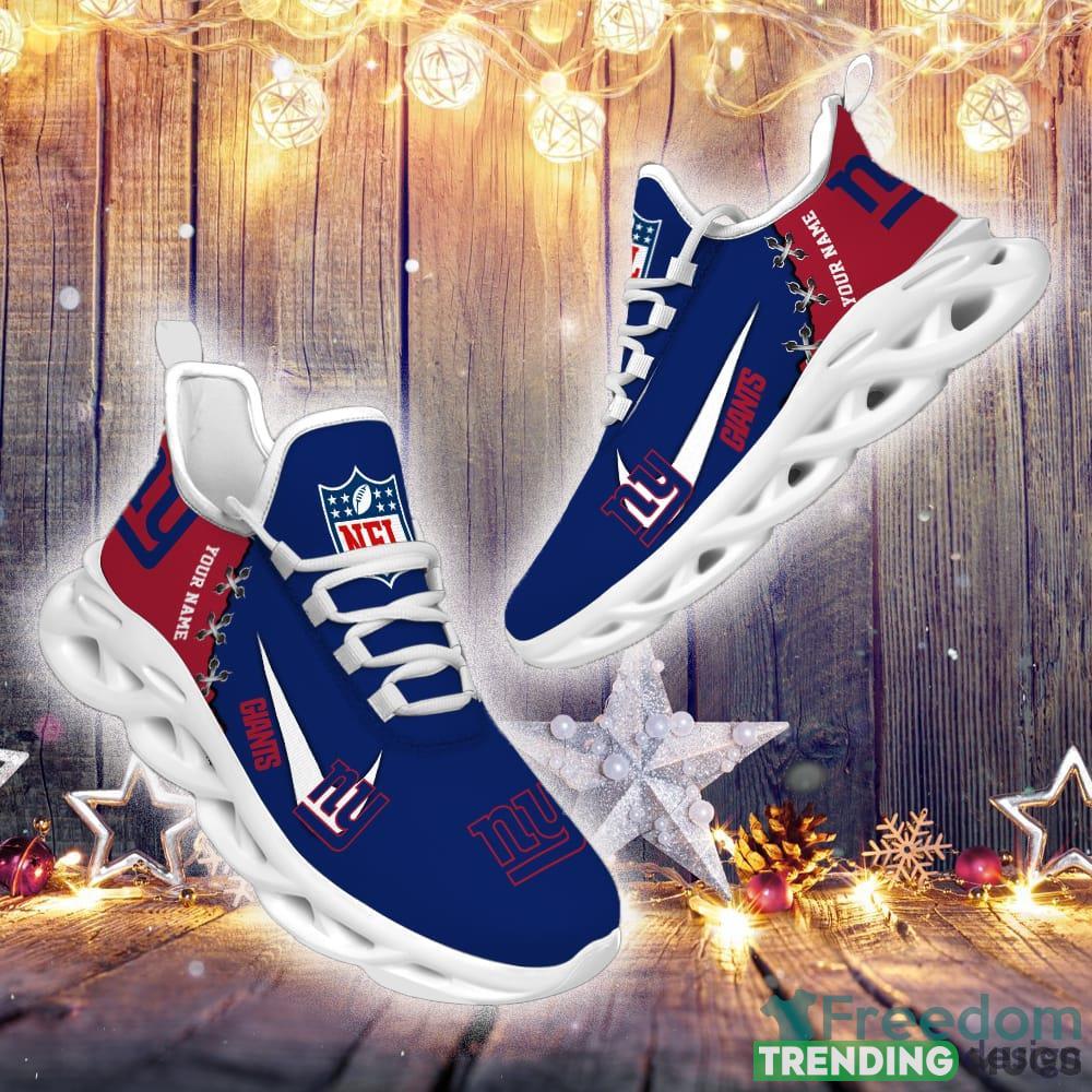 New York Giants Custom Name NFL Premium Luxury Max Soul Shoes Gift For Fans Running Sneaker Max Soul New York Giants Custom Name NFL Premium Luxury Max Soul Shoes Gift For Fans Running Sneaker Max Soul