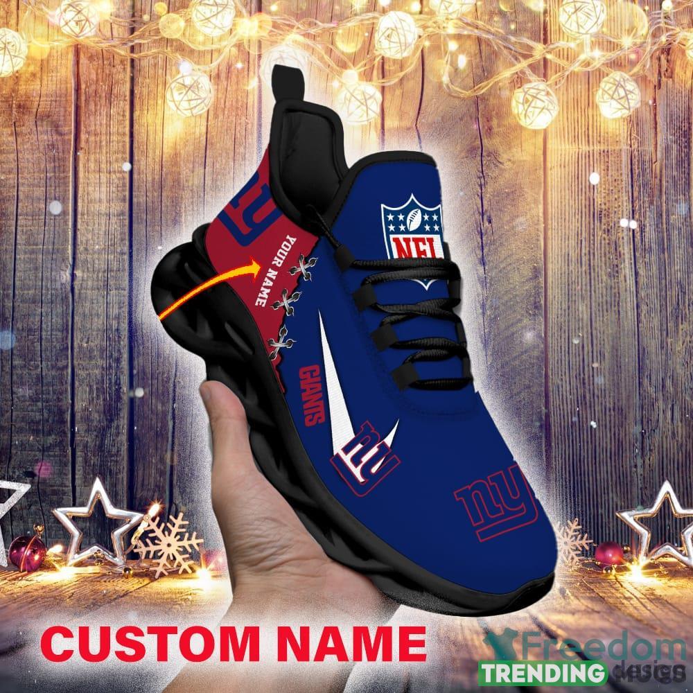 New York Giants Custom Name NFL Premium Luxury Max Soul Shoes Gift For Fans Running Sneaker - New York Giants Personalized NFL Premium Luxury Max Soul Shoes_1 New York Giants Custom Name NFL Premium Luxury Max Soul Shoes Gift For Fans Running Sneaker - New York Giants Personalized NFL Premium Luxury Max Soul Shoes_1