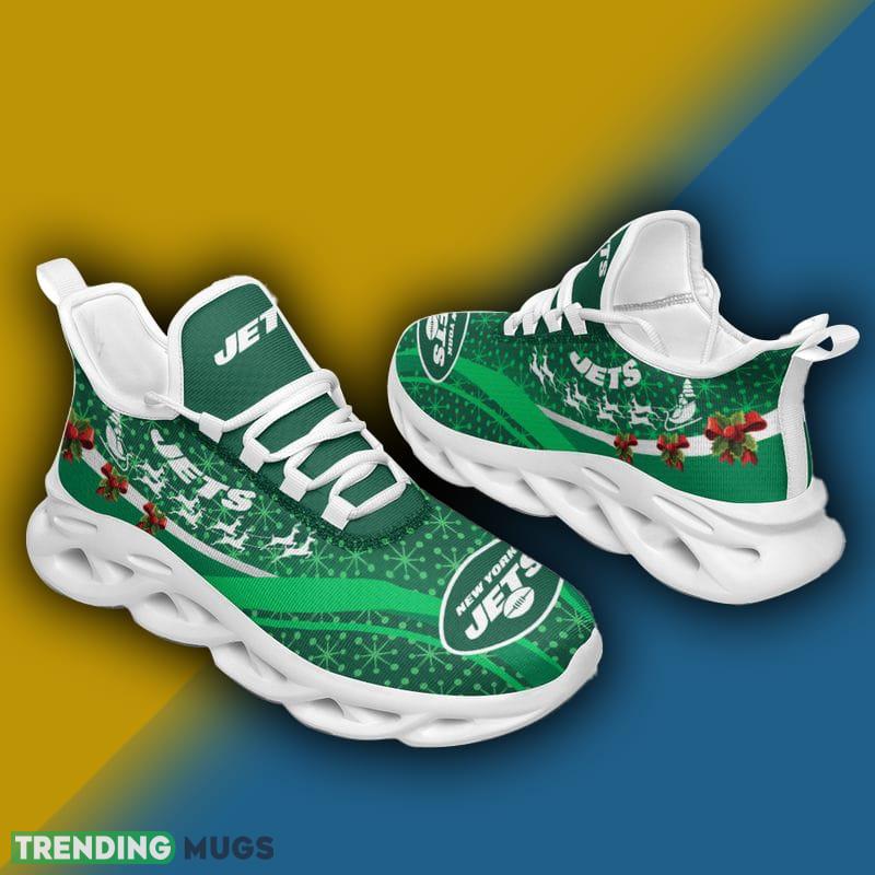 New York Jets Christmas Pattern Max Soul Shoes Runway Christmas Sneakers Max Soul New York Jets Christmas Pattern Max Soul Shoes Runway Christmas Sneakers Max Soul