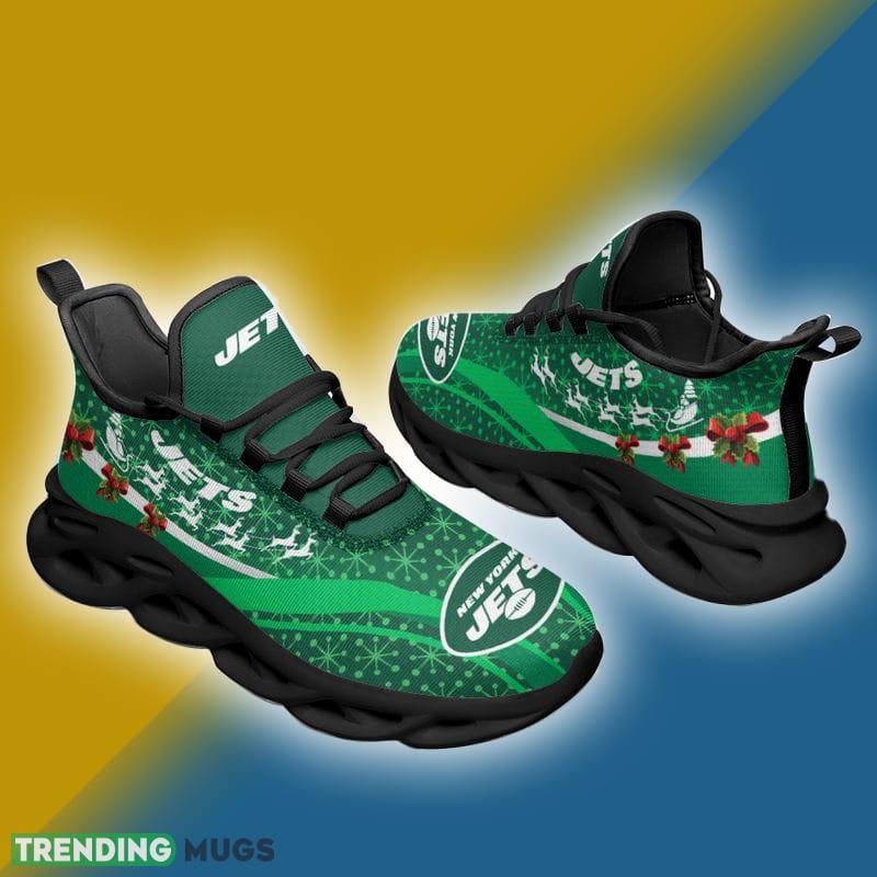 New York Jets Christmas Pattern Max Soul Shoes Runway Christmas Sneakers - New York Jets Christmas Pattern Max Soul Shoes Christmas Sneakers Photo 7