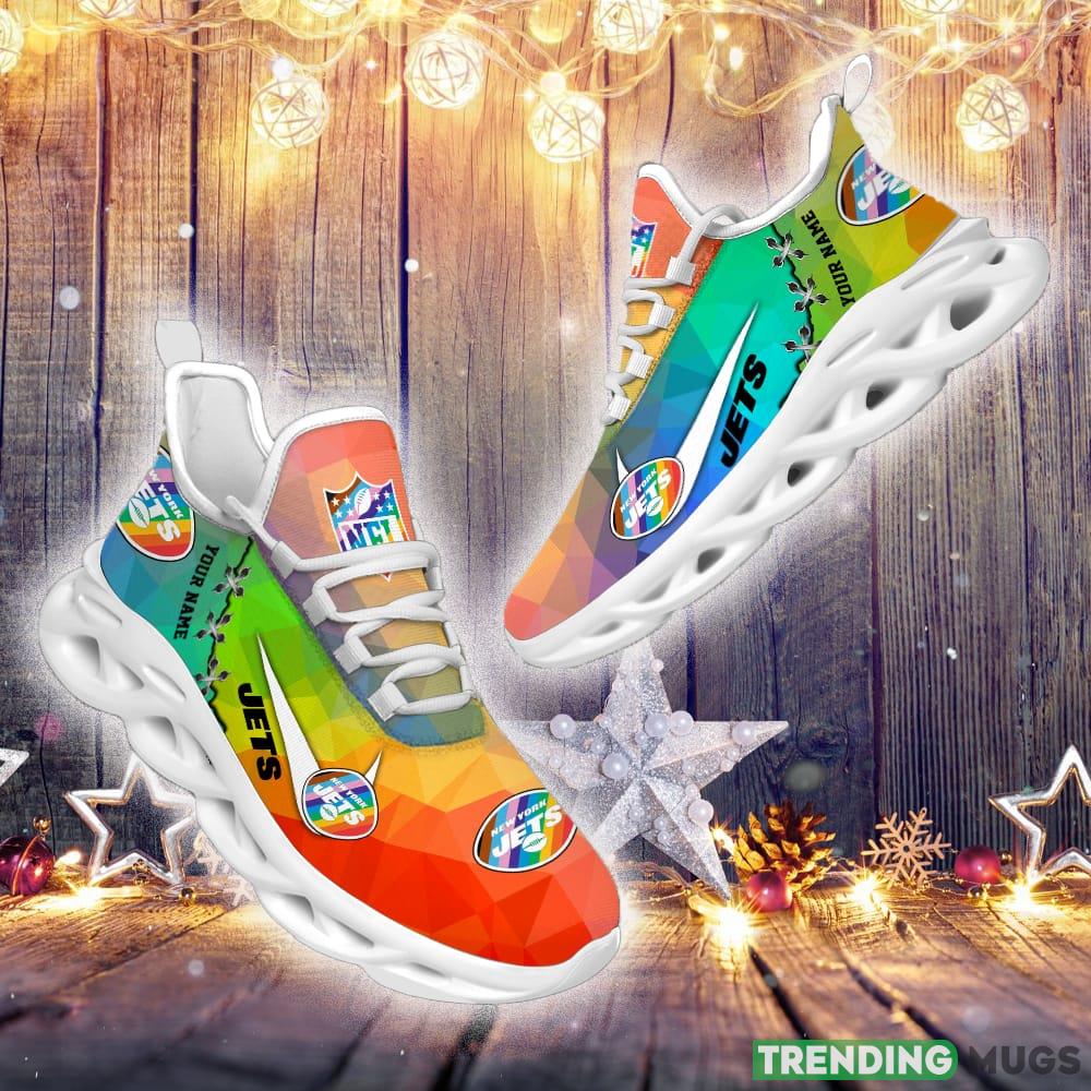 New York Jets Custom Name Luxury NFL Max Soul Shoes Design 6 Chunky Sneakers For Men And Women Max Soul New York Jets Custom Name Luxury NFL Max Soul Shoes Design 6 Chunky Sneakers For Men And Women Max Soul