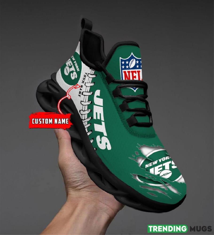 New York Jets Custom Name NFL Max Soul Shoes Chunky Sneakers Gift For Fans Max Soul New York Jets Custom Name NFL Max Soul Shoes Chunky Sneakers Gift For Fans Max Soul