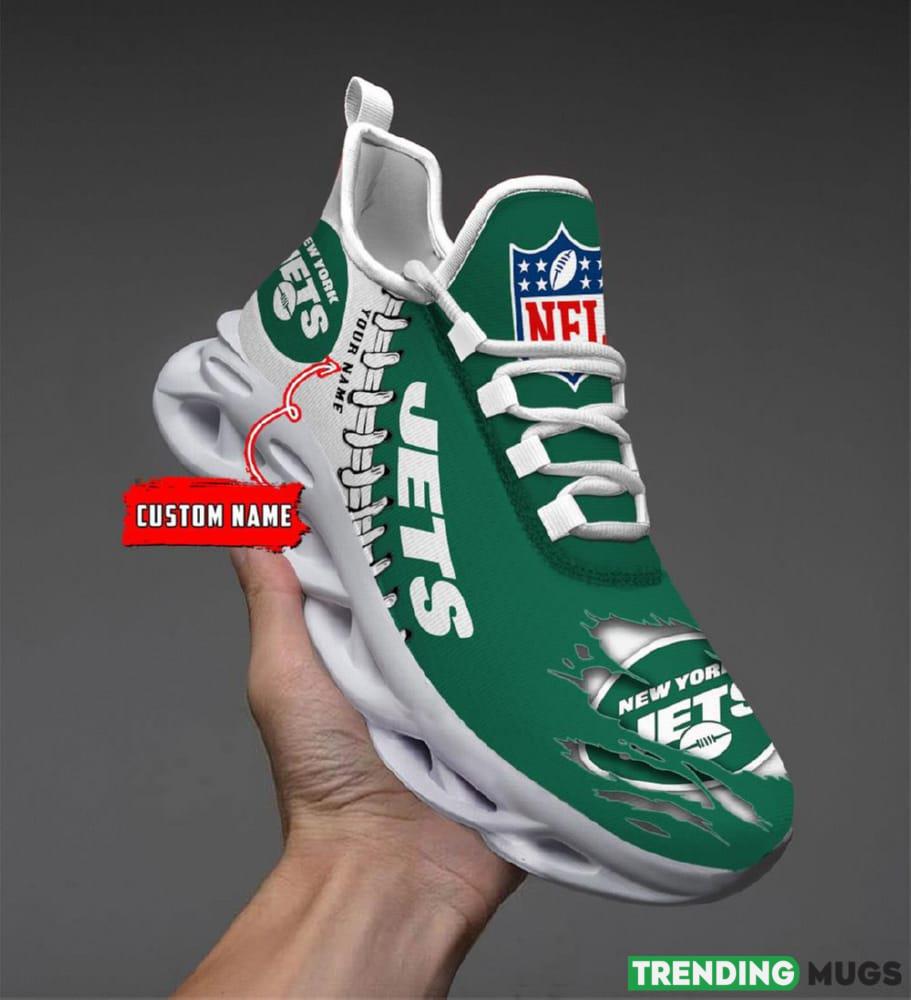 New York Jets Custom Name NFL Max Soul Shoes Chunky Sneakers Gift For Fans - New York Jets Personalized NFL Max Soul Shoes_1 New York Jets Custom Name NFL Max Soul Shoes Chunky Sneakers Gift For Fans - New York Jets Personalized NFL Max Soul Shoes_1