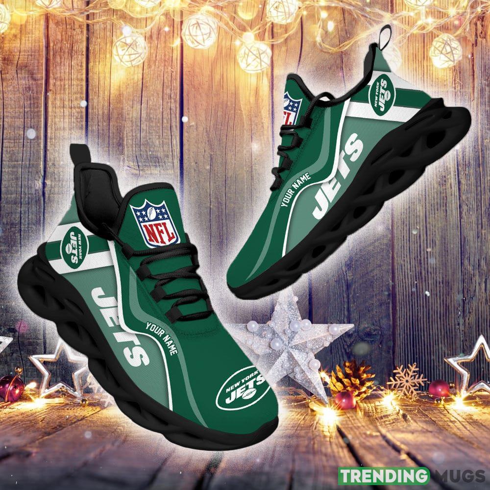 New York Jets NFL Custom Name Unique Max Soul Shoes Gift For Fans Running Sneaker Max Soul New York Jets NFL Custom Name Unique Max Soul Shoes Gift For Fans Running Sneaker Max Soul