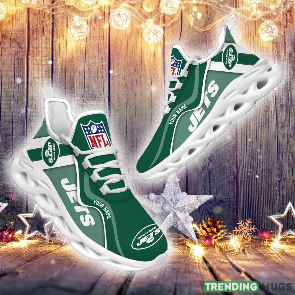 New York Jets NFL Custom Name Unique Max Soul Shoes Gift For Fans Running Sneaker Max Soul New York Jets NFL Custom Name Unique Max Soul Shoes Gift For Fans Running Sneaker Max Soul