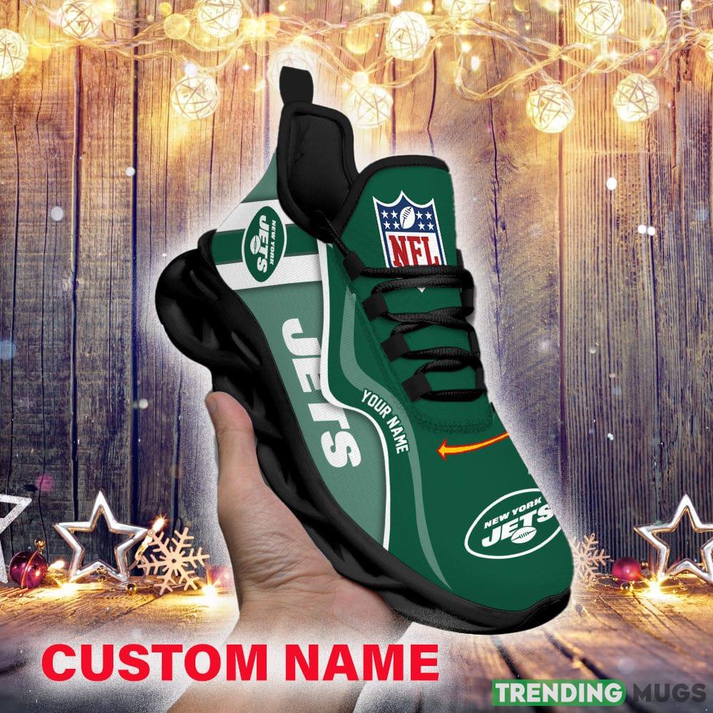New York Jets NFL Custom Name Unique Max Soul Shoes Gift For Fans Running Sneaker - New York Jets NFL Customized Unique Max Soul Shoes_1 New York Jets NFL Custom Name Unique Max Soul Shoes Gift For Fans Running Sneaker - New York Jets NFL Customized Unique Max Soul Shoes_1