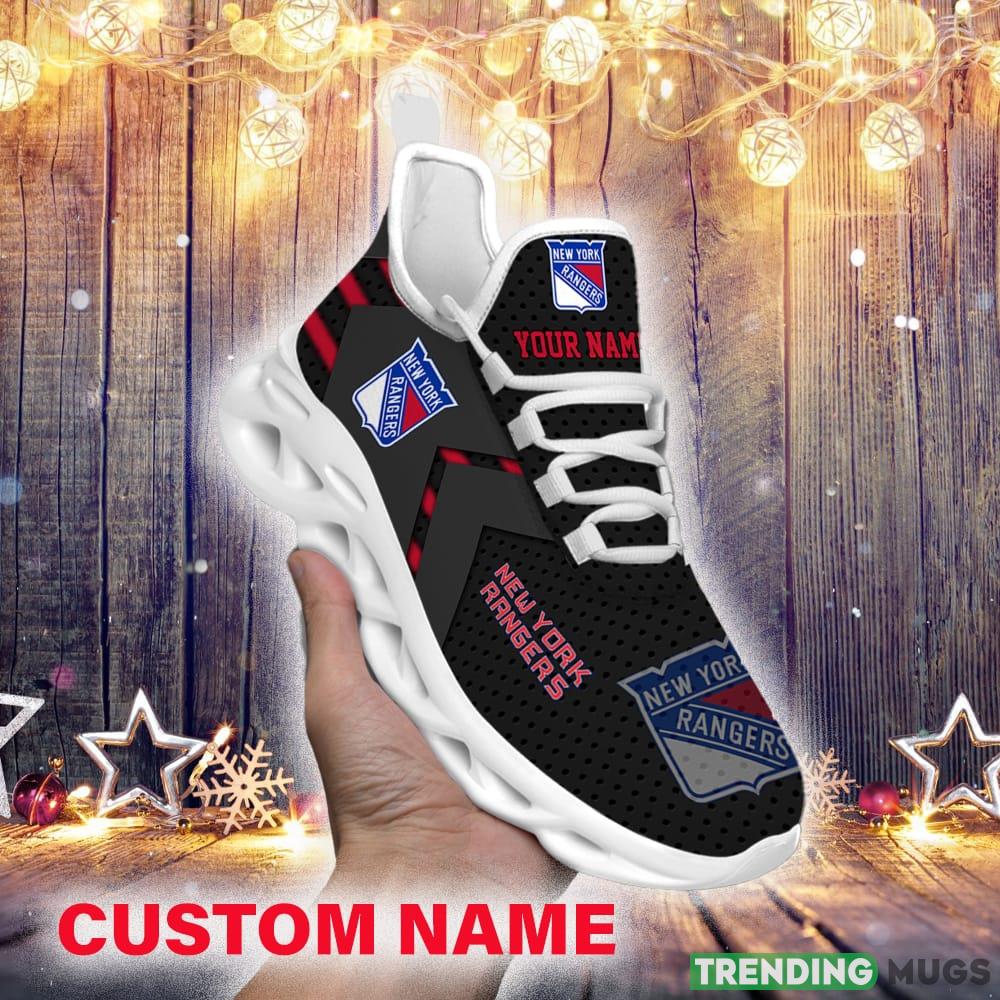 New York Rangers Custom Name NHL Luxury Max Soul Shoes Gift For Fans Running Sneaker Max Soul New York Rangers Custom Name NHL Luxury Max Soul Shoes Gift For Fans Running Sneaker Max Soul