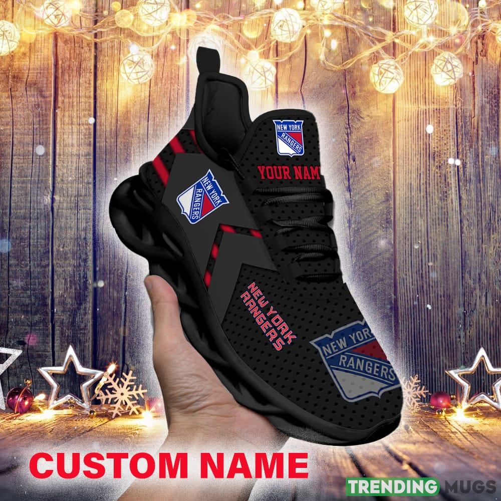 New York Rangers Custom Name NHL Luxury Max Soul Shoes Gift For Fans Running Sneaker - New York Rangers Personalized NHL Luxury Max Soul Shoes_1 New York Rangers Custom Name NHL Luxury Max Soul Shoes Gift For Fans Running Sneaker - New York Rangers Personalized NHL Luxury Max Soul Shoes_1