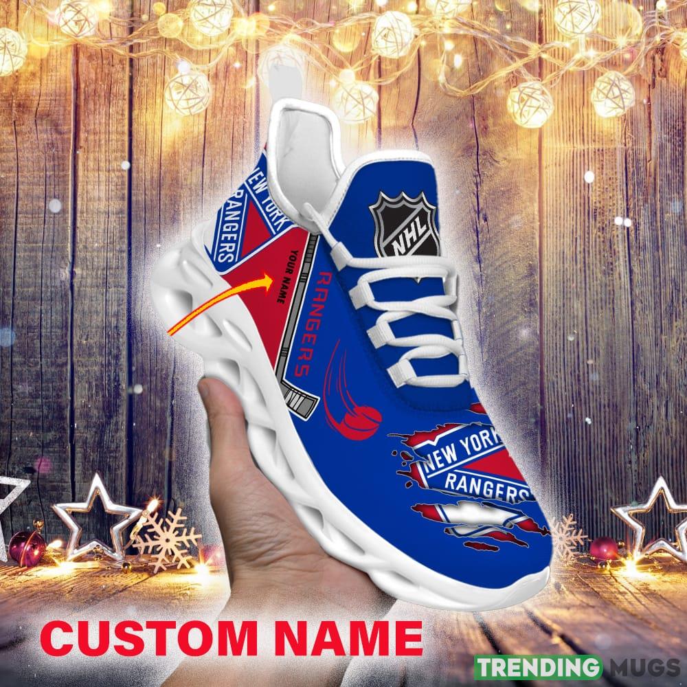 New York Rangers Custom Name NHL Max Soul Shoes Gift For Fans Running Sneaker Max Soul New York Rangers Custom Name NHL Max Soul Shoes Gift For Fans Running Sneaker Max Soul