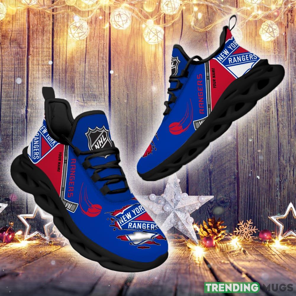New York Rangers Custom Name NHL Max Soul Shoes Gift For Fans Running Sneaker Max Soul New York Rangers Custom Name NHL Max Soul Shoes Gift For Fans Running Sneaker Max Soul