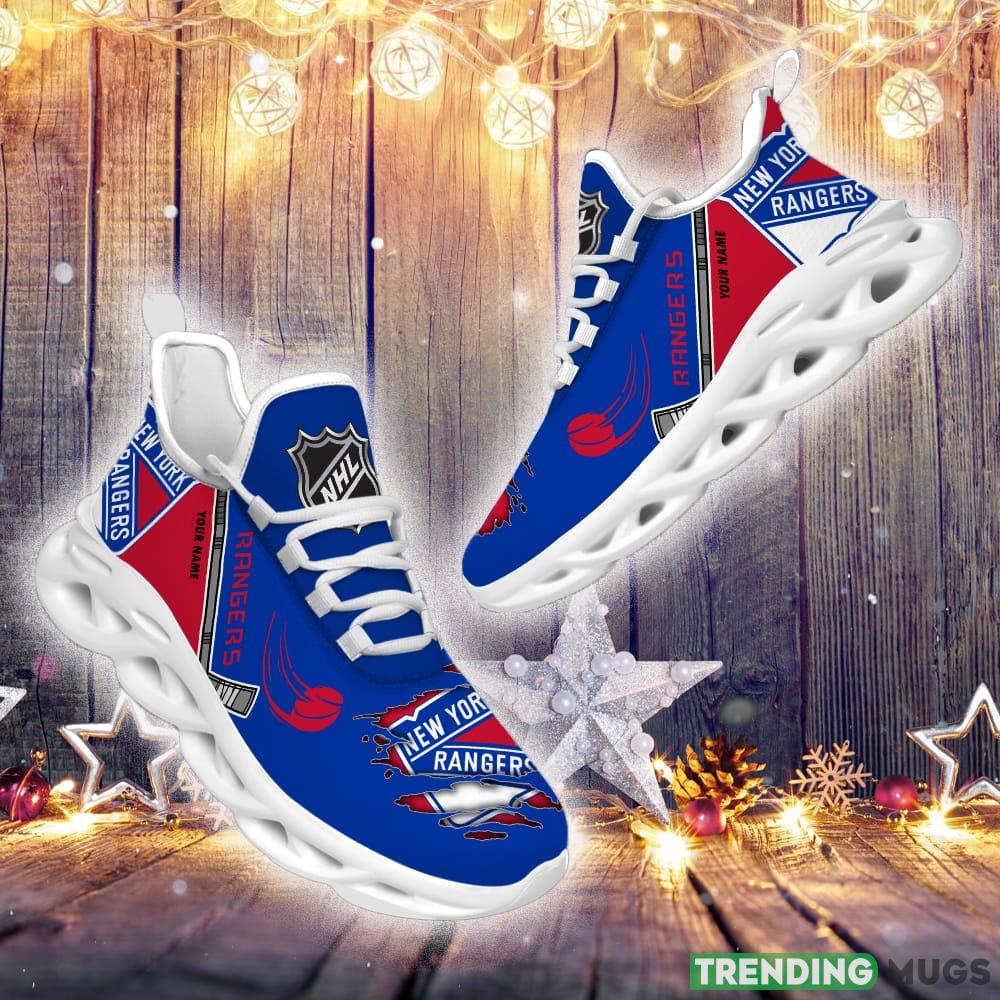 New York Rangers Custom Name NHL Max Soul Shoes Gift For Fans Running Sneaker Max Soul New York Rangers Custom Name NHL Max Soul Shoes Gift For Fans Running Sneaker Max Soul