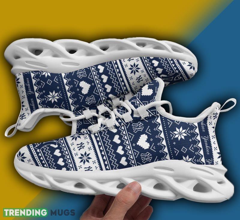 New York Yankees X-max Patterns Max Soul Shoes Design Christmas Sneakers - New York Yankees X-max Patterns Max Soul Shoes Christmas Sneakers Photo 1