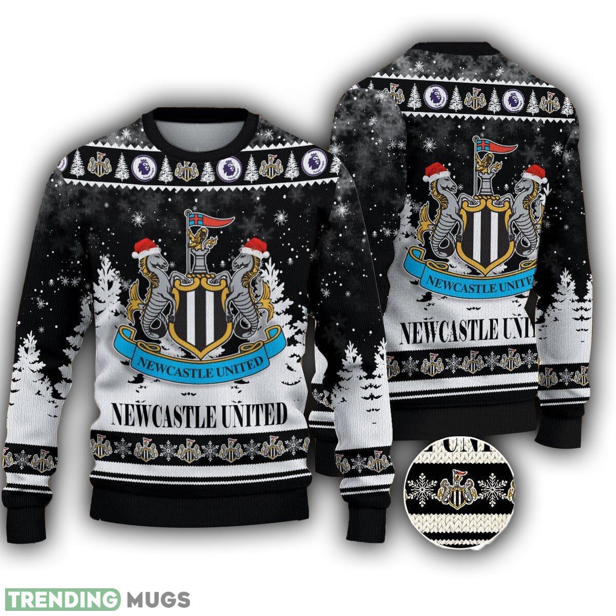 Newcastle United FC Fireplace AOP Knitted Sweater Gift Christmas For Men Women - Newcastle United FC Fireplace AOP Knitted Sweater Gift Christmas For Men Women Newcastle United FC Fireplace AOP Knitted Sweater Gift Christmas For Men Women - Newcastle United FC Fireplace AOP Knitted Sweater Gift Christmas For Men Women