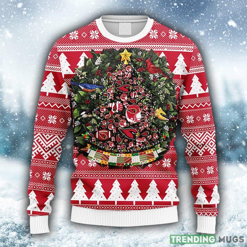 NFL Arizona Cardinals Tree Ball Christmas Ugly 3D Sweater For Men And Women Gift Ugly Christmas - NFL Arizona Cardinals Tree Ball Christmas Ugly Sweater_1 NFL Arizona Cardinals Tree Ball Christmas Ugly 3D Sweater For Men And Women Gift Ugly Christmas - NFL Arizona Cardinals Tree Ball Christmas Ugly Sweater_1