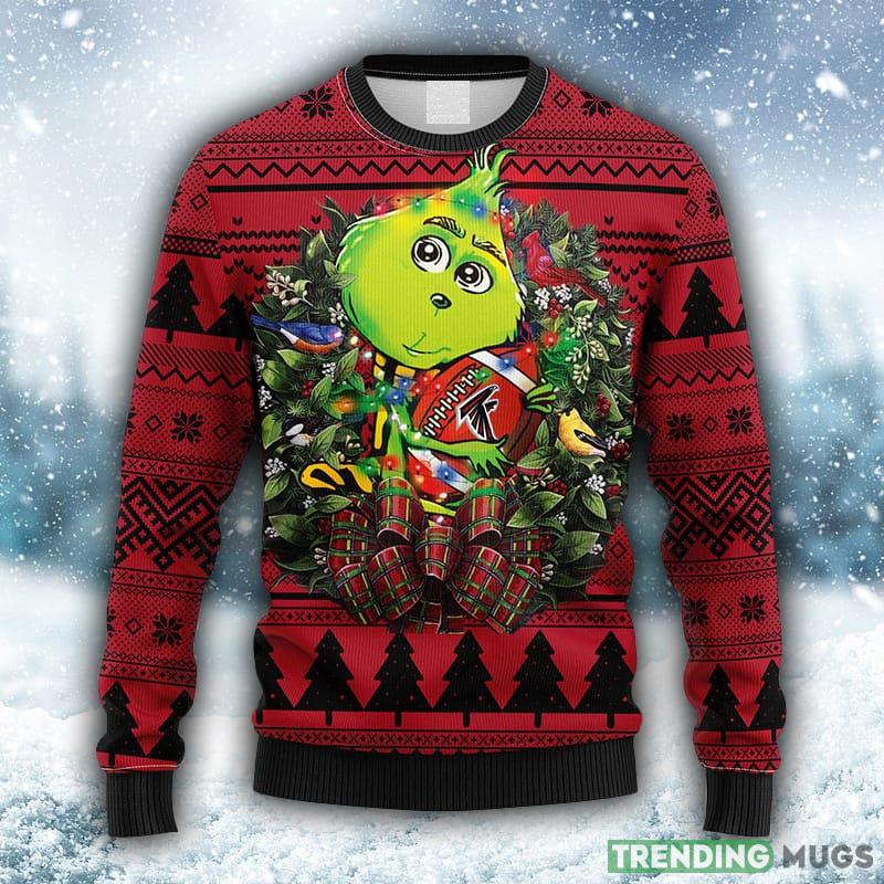 NFL Atlanta Falcons Grinch Hug Christmas Ugly 3D Sweater For Men And Women Gift Ugly Christmas - NFL Atlanta Falcons Grinch Hug Christmas Ugly Sweater_1 NFL Atlanta Falcons Grinch Hug Christmas Ugly 3D Sweater For Men And Women Gift Ugly Christmas - NFL Atlanta Falcons Grinch Hug Christmas Ugly Sweater_1