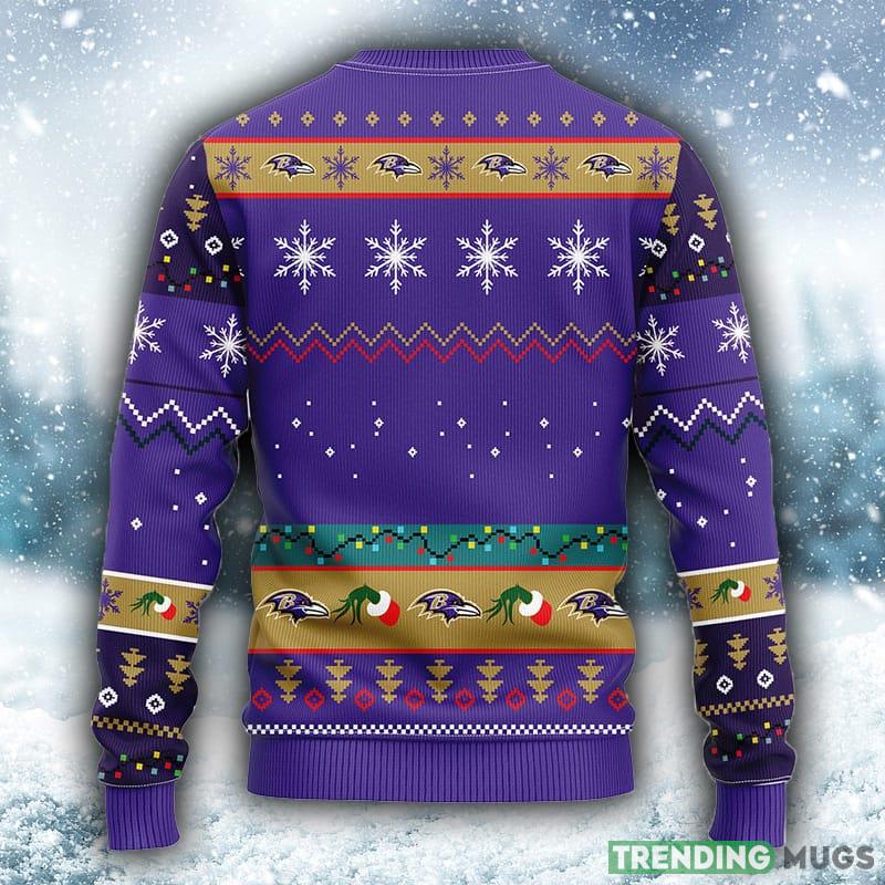 NFL Baltimore Ravens Grinch Christmas Ugly 3D Sweater For Men And Women Gift Ugly Christmas 3D Sweater NFL Baltimore Ravens Grinch Christmas Ugly 3D Sweater For Men And Women Gift Ugly Christmas 3D Sweater