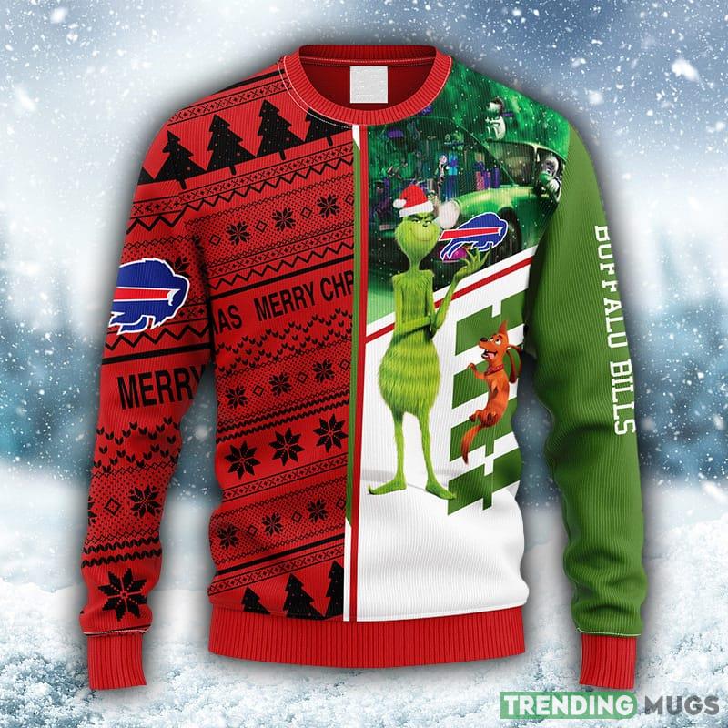 NFL Buffalo Bills Grinch & Scooby-Doo Christmas Ugly 3D Sweater For Men And Women Gift Ugly Christmas - NFL Buffalo Bills Grinch & Scooby-Doo Christmas Ugly Sweater_1 NFL Buffalo Bills Grinch & Scooby-Doo Christmas Ugly 3D Sweater For Men And Women Gift Ugly Christmas - NFL Buffalo Bills Grinch & Scooby-Doo Christmas Ugly Sweater_1