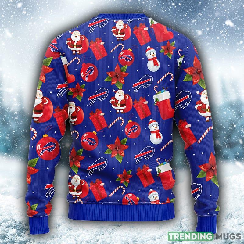 NFL Buffalo Bills Santa Claus Snowman Christmas Ugly 3D Sweater For Men And Women Gift Ugly Christmas 3D Sweater NFL Buffalo Bills Santa Claus Snowman Christmas Ugly 3D Sweater For Men And Women Gift Ugly Christmas 3D Sweater