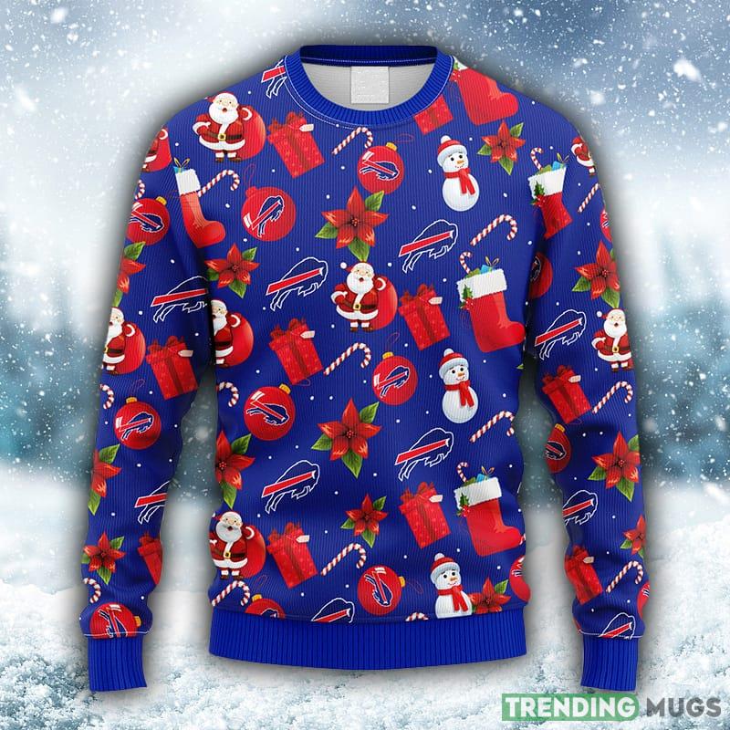 NFL Buffalo Bills Santa Claus Snowman Christmas Ugly 3D Sweater For Men And Women Gift Ugly Christmas - NFL Buffalo Bills Santa Claus Snowman Christmas Ugly Sweater_1 NFL Buffalo Bills Santa Claus Snowman Christmas Ugly 3D Sweater For Men And Women Gift Ugly Christmas - NFL Buffalo Bills Santa Claus Snowman Christmas Ugly Sweater_1