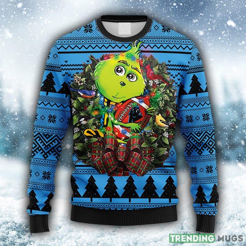 NFL Carolina Panthers Grinch Hug Christmas Ugly 3D Sweater For Men And Women Gift Ugly Christmas - NFL Carolina Panthers Grinch Hug Christmas Ugly Sweater_1 NFL Carolina Panthers Grinch Hug Christmas Ugly 3D Sweater For Men And Women Gift Ugly Christmas - NFL Carolina Panthers Grinch Hug Christmas Ugly Sweater_1