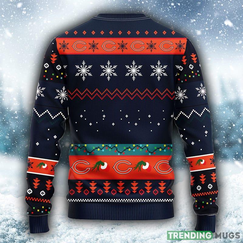 NFL Chicago Bears Grinch Christmas Ugly 3D Sweater For Men And Women Gift Ugly Christmas 3D Sweater NFL Chicago Bears Grinch Christmas Ugly 3D Sweater For Men And Women Gift Ugly Christmas 3D Sweater