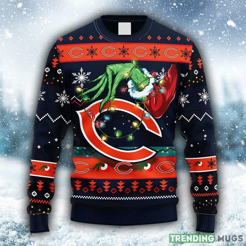 NFL Chicago Bears Grinch Christmas Ugly 3D Sweater For Men And Women Gift Ugly Christmas - NFL Chicago Bears Grinch Christmas Ugly Sweater_1 NFL Chicago Bears Grinch Christmas Ugly 3D Sweater For Men And Women Gift Ugly Christmas - NFL Chicago Bears Grinch Christmas Ugly Sweater_1
