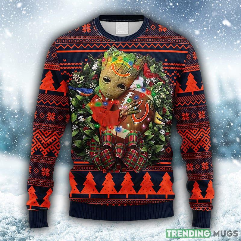 NFL Chicago Bears Groot Hug Christmas Ugly 3D Sweater For Men And Women Gift Ugly Christmas - NFL Chicago Bears Groot Hug Christmas Ugly Sweater_1 NFL Chicago Bears Groot Hug Christmas Ugly 3D Sweater For Men And Women Gift Ugly Christmas - NFL Chicago Bears Groot Hug Christmas Ugly Sweater_1