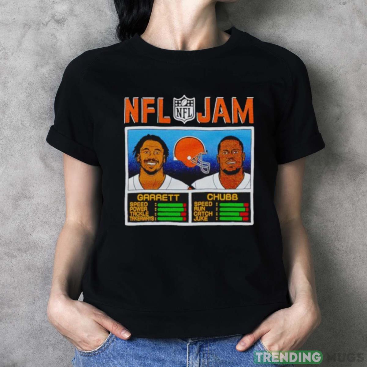 NFL Jam Cleveland Browns Myles Garrett and Nick Chubb shirt Dark Shirt NFL Jam Cleveland Browns Myles Garrett and Nick Chubb shirt Dark Shirt