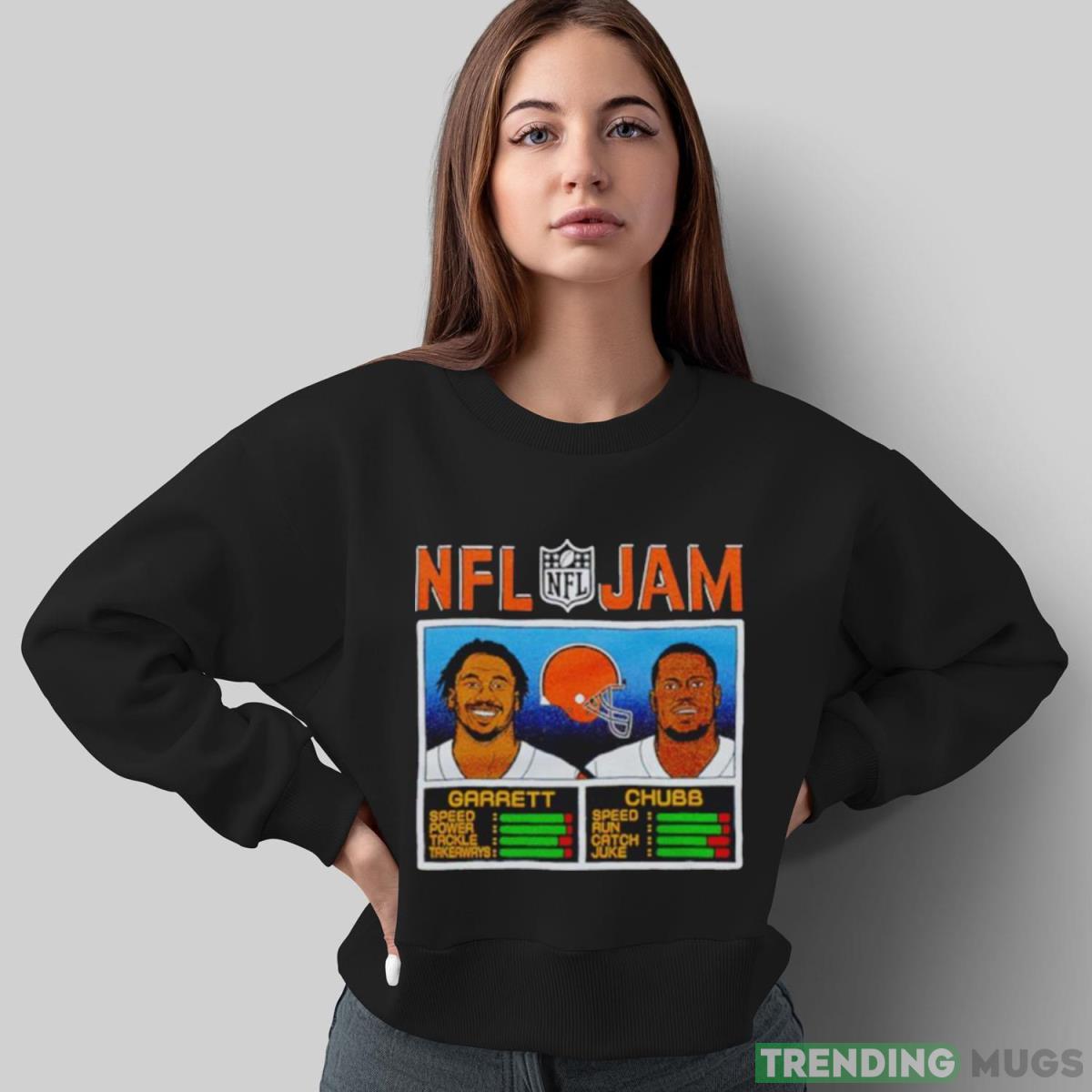 NFL Jam Cleveland Browns Myles Garrett and Nick Chubb shirt Dark Shirt NFL Jam Cleveland Browns Myles Garrett and Nick Chubb shirt Dark Shirt