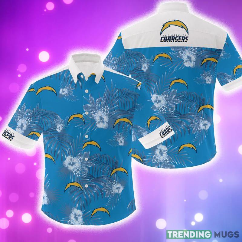 NFL Los Angeles Chargers 3D Flowers Leaf Hawaiian Shirt Summer Hot Gift For Fans - NFL Los Angeles Chargers 3D Flowers Leaf Hawaiian Shirt Summer Hot Gift For Fans NFL Los Angeles Chargers 3D Flowers Leaf Hawaiian Shirt Summer Hot Gift For Fans - NFL Los Angeles Chargers 3D Flowers Leaf Hawaiian Shirt Summer Hot Gift For Fans