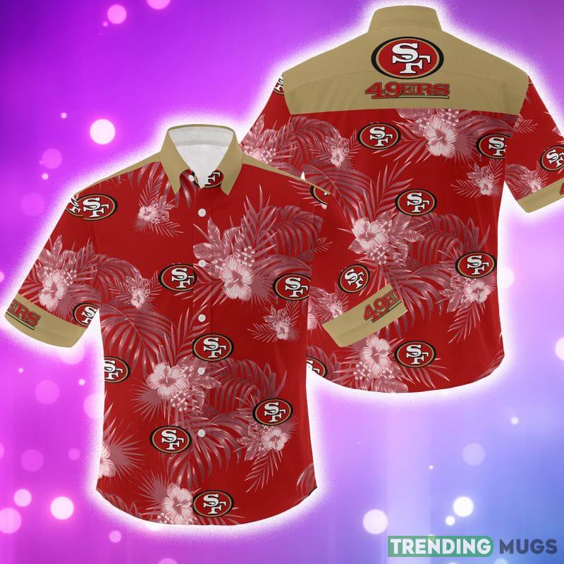 NFL San Francisco 49ers 3D Flowers Leaf Hawaiian Shirt Summer Hot Gift For Fans - NFL San Francisco 49ers 3D Flowers Leaf Hawaiian Shirt Summer Hot Gift For Fans NFL San Francisco 49ers 3D Flowers Leaf Hawaiian Shirt Summer Hot Gift For Fans - NFL San Francisco 49ers 3D Flowers Leaf Hawaiian Shirt Summer Hot Gift For Fans