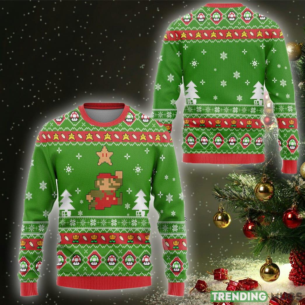 Nintendo Super Mario Ugly Christmas Sweater Gift For Men Women 3D Sweater Nintendo Super Mario Ugly Christmas Sweater Gift For Men Women 3D Sweater
