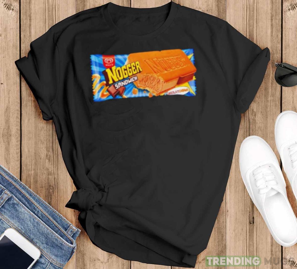 Nogger Sandwich shirt - Black T-Shirt Nogger Sandwich shirt - Black T-Shirt
