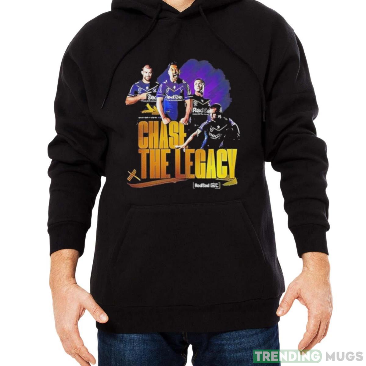 NRL Melbourne Storm Chase The Legacy T Shirt Dark Shirt NRL Melbourne Storm Chase The Legacy T Shirt Dark Shirt